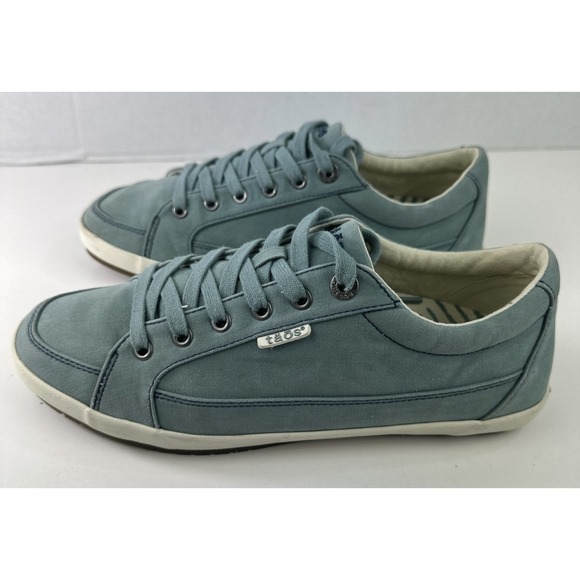 Taos Footwear Shoes - Taos Moc Star 2 Sneakers Blue Low Top Lace Up Canvas Shoes Women's US 10.5 W
